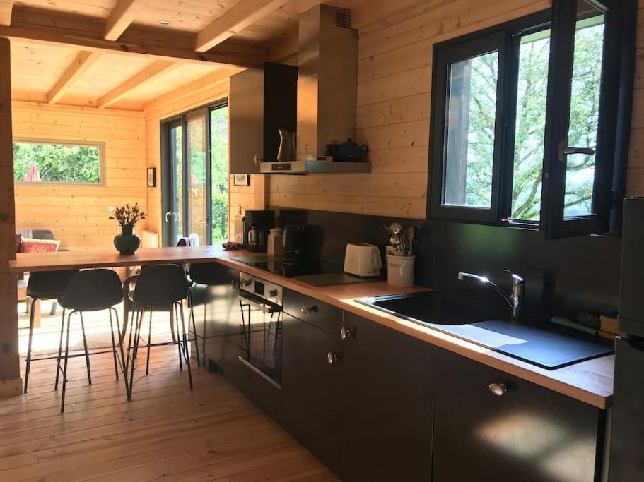 Maison De Bois En Pleine Nature A 20 Min De Beaune Montceau-et-Echarnant Buitenkant foto